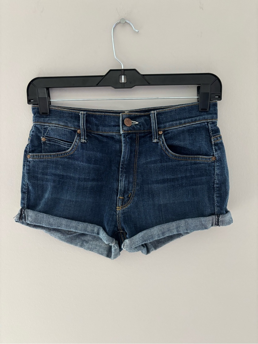MOTHER Denim Shorts Size 26 Distressed Cutoff Jean Shorts
